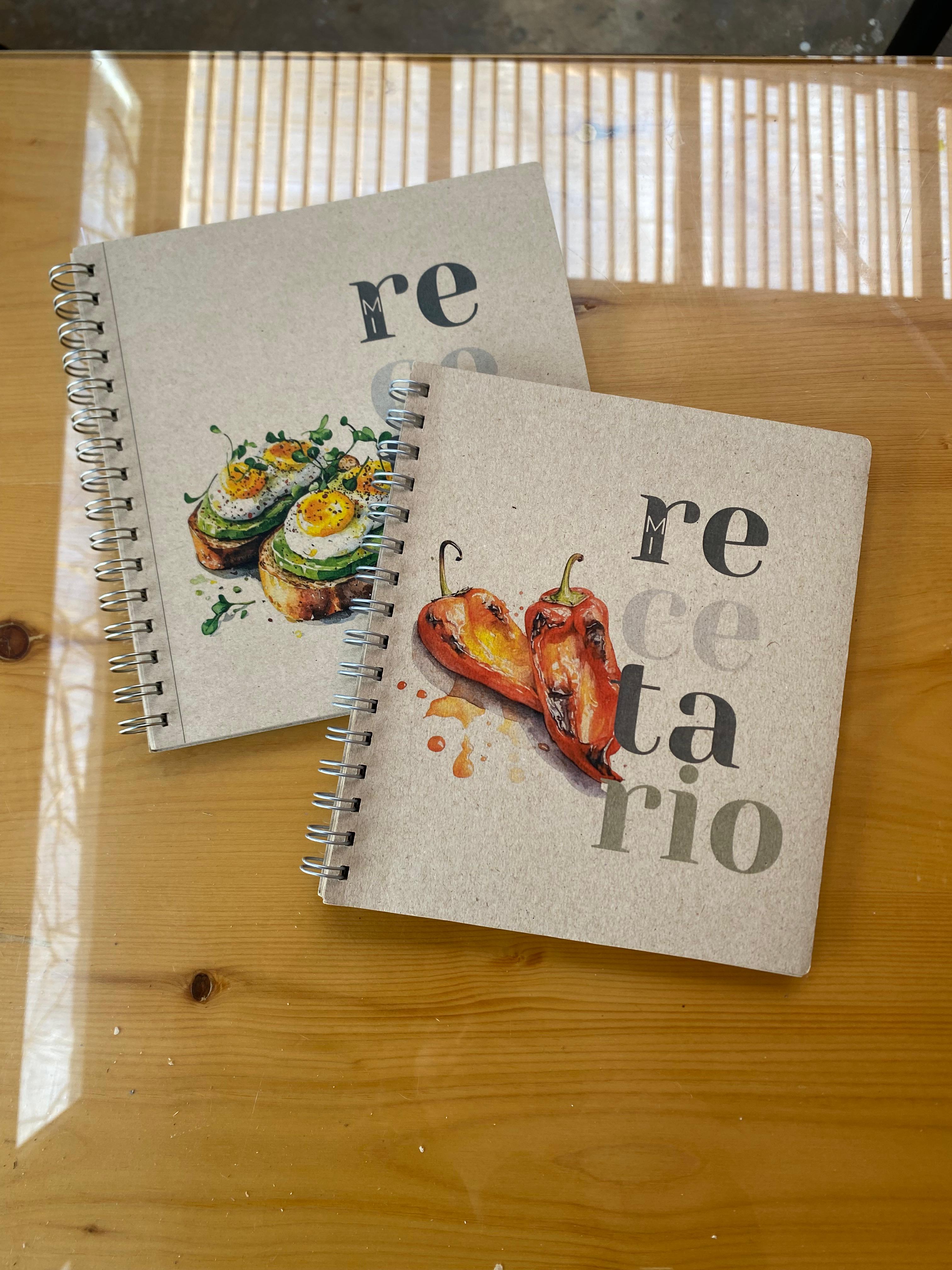 Recetario Gourmet Anillado Kraft